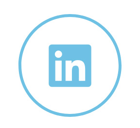 linkedin logo blue