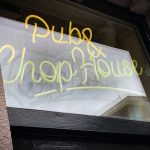 Pub Chop House Neon Signage